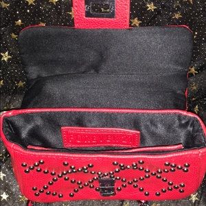 Forever 21 Bags - Small Red Crossbody Bag with Gunmetal Chain Forever 21 Bags - Small Red Crossbody Bag with Gunmetal Chain